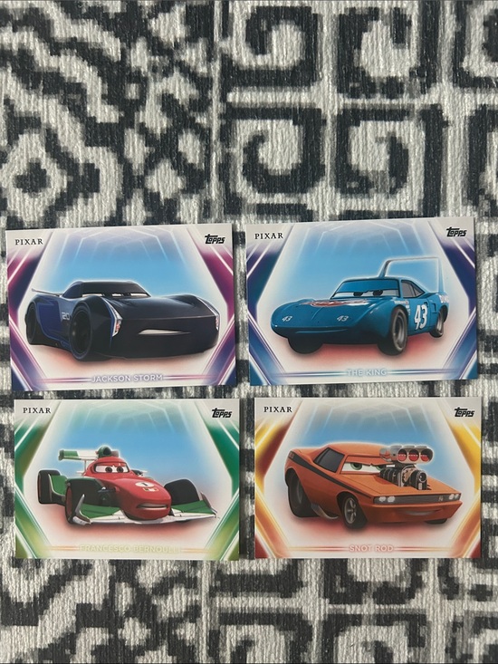 Topps Other - Disney Topps Neon - Cars - Four Cards